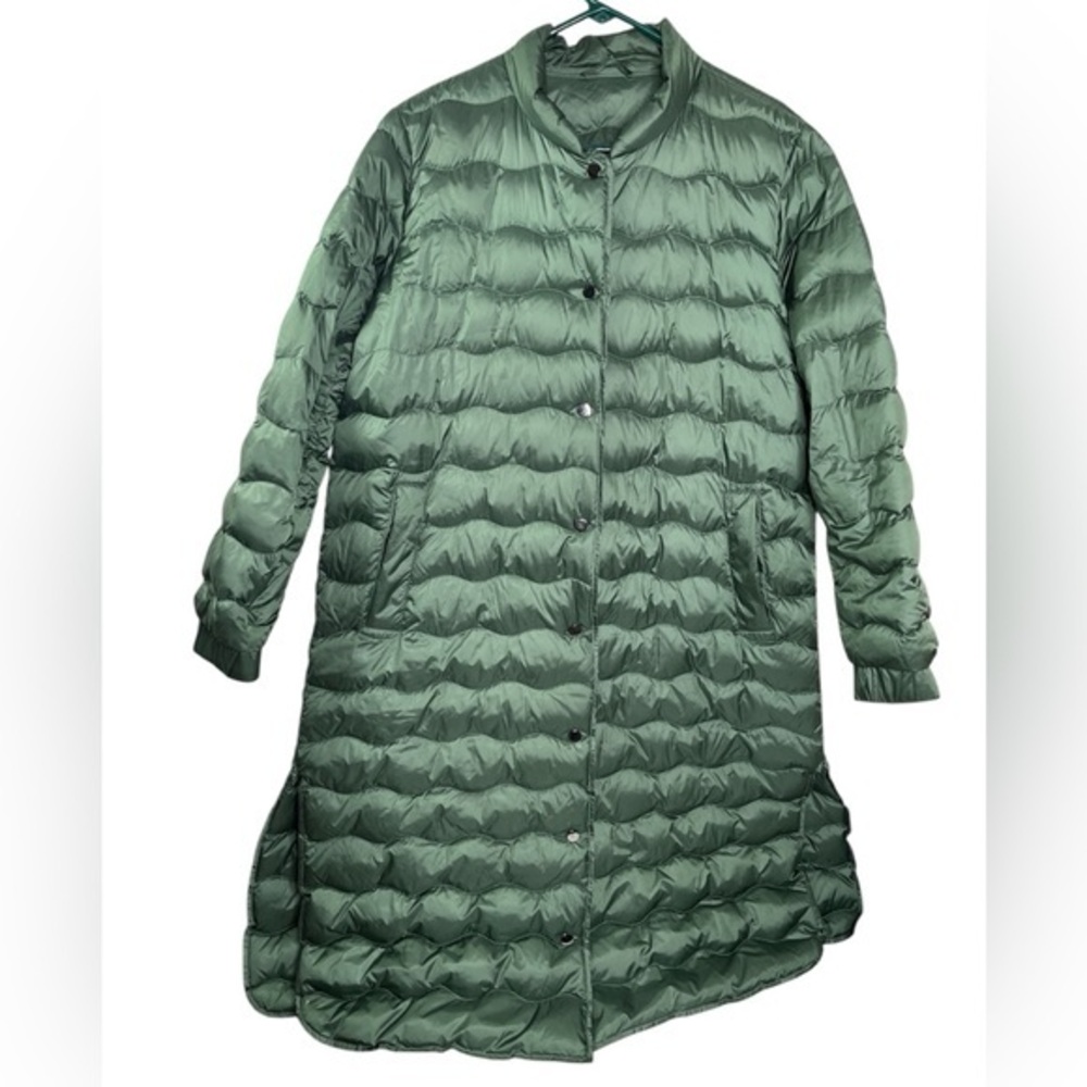 Persona by Marina Rinaldi Green Women's Puffer Coat, excellent condition!
